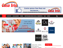 Tablet Screenshot of casairis.com.br